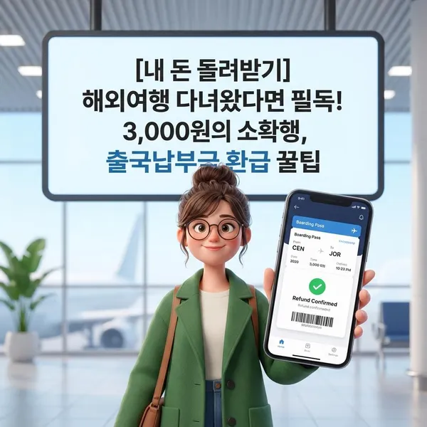 [내 돈 돌려받기] 해외여행 다녀왔다면 필독! 3,000원의 소확행