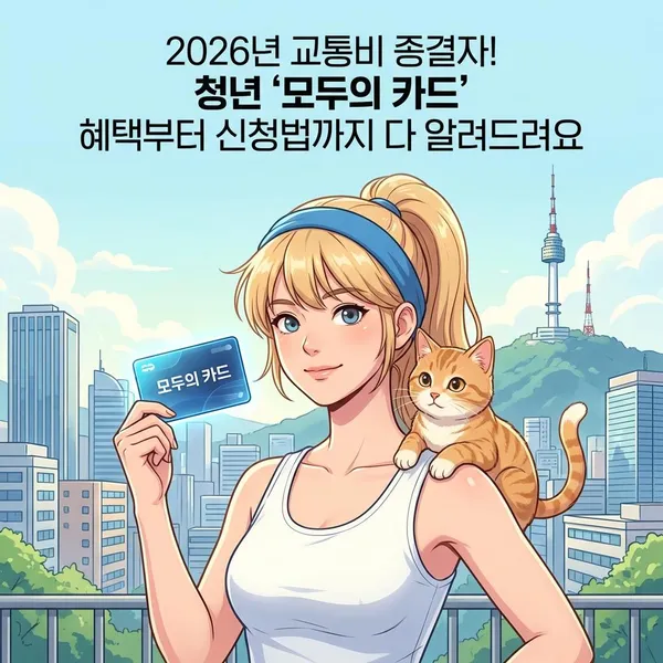 2026년 교통비 종결자! 청년 '모두의 카드' 혜택 안내