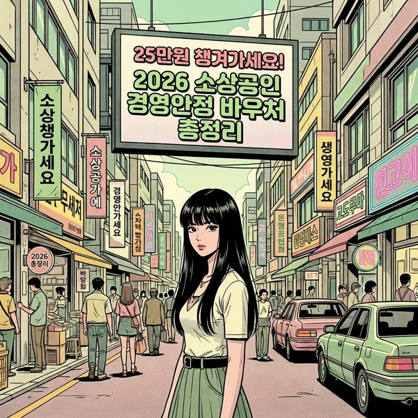 사장님들 주목! 25만원 챙겨가세요!   2026 소상공인 경영안정 바우처 총정리
